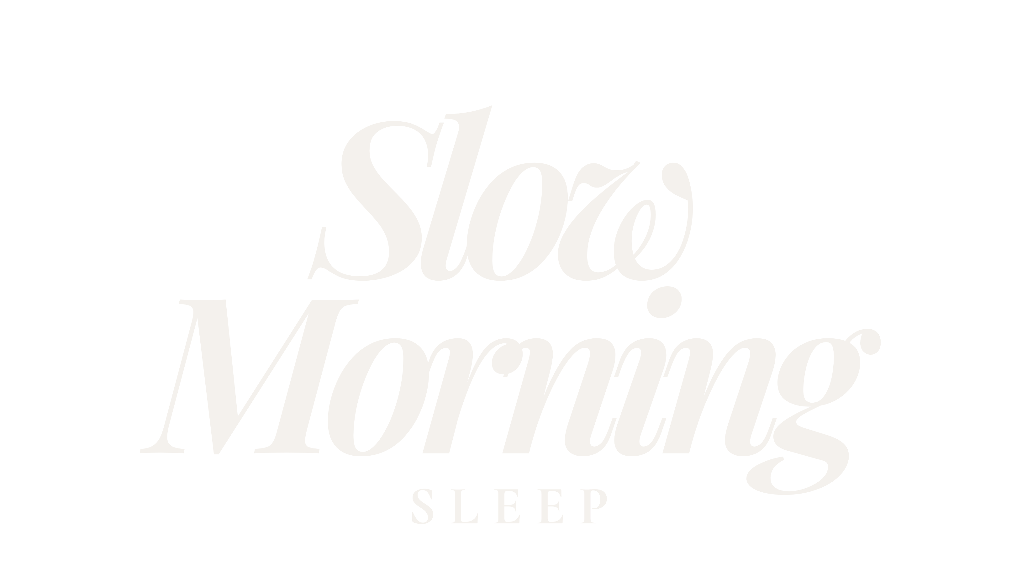 Slow Morning Sleep